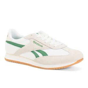 New Women’s Reebok White and Green Sneakers